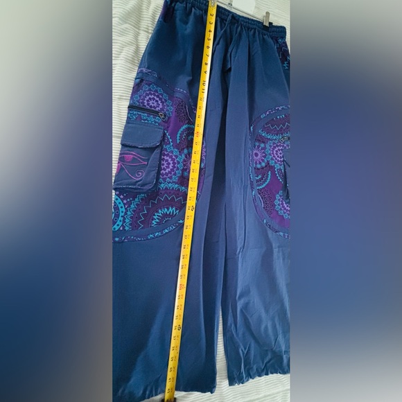Vibrant Paisley Cargo Pants - Picture 11 of 11